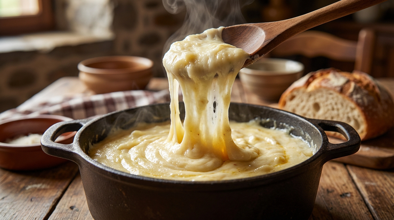 La vraie recette aligot auvergnat pour 4 personnes