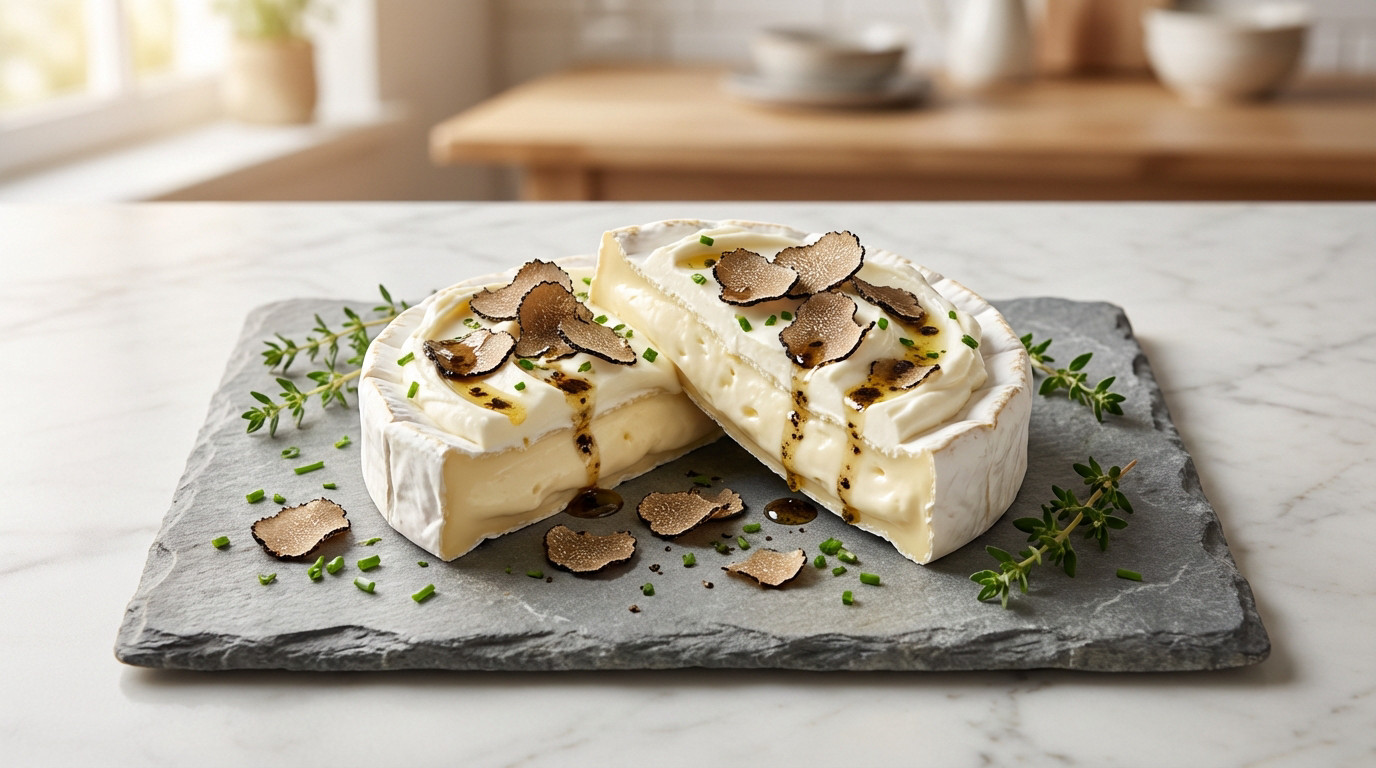 Recette brie à la truffe pour 4 : simple et bluffante