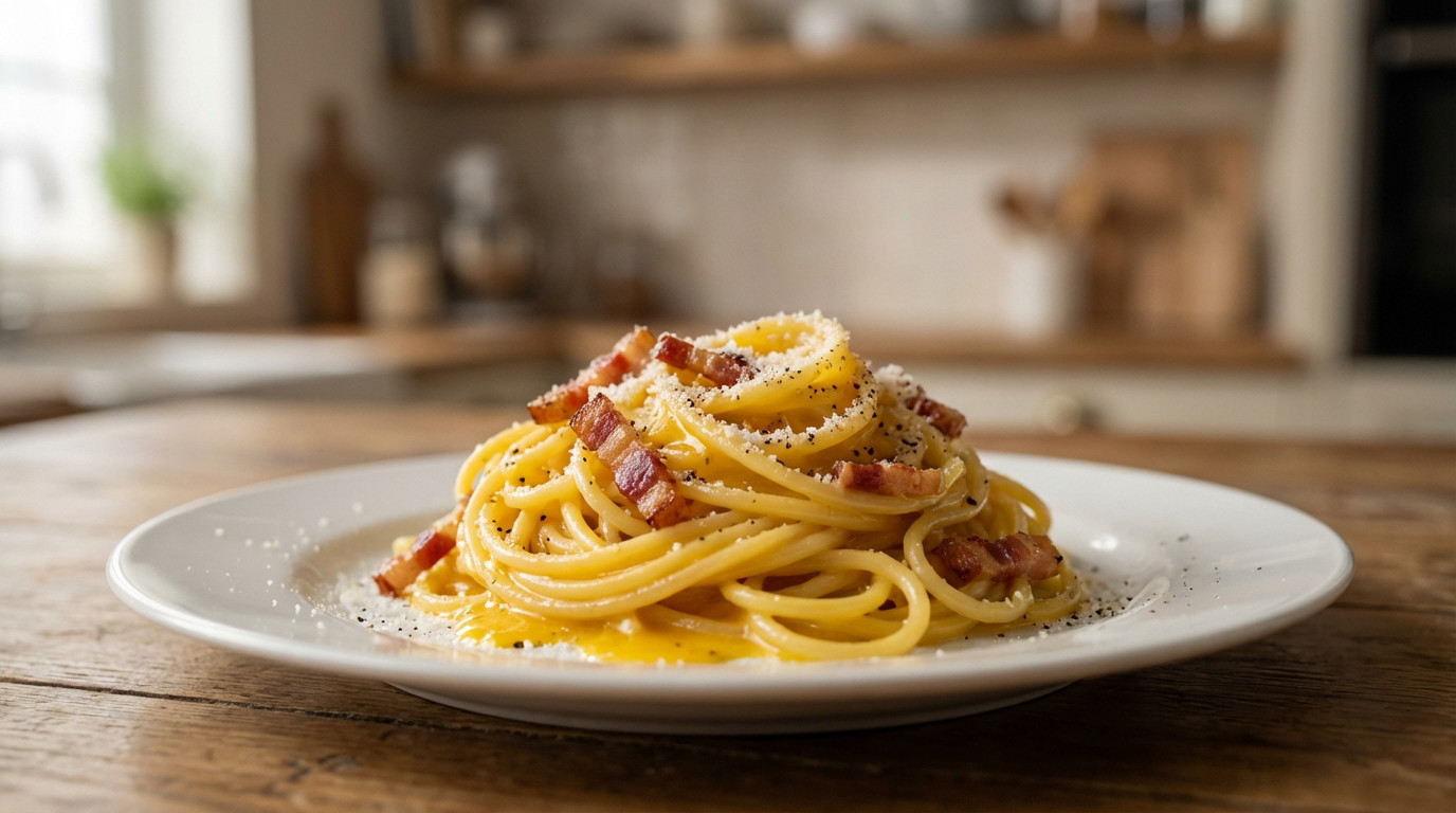 Recette pates carbonara : l'authentique en 20 min