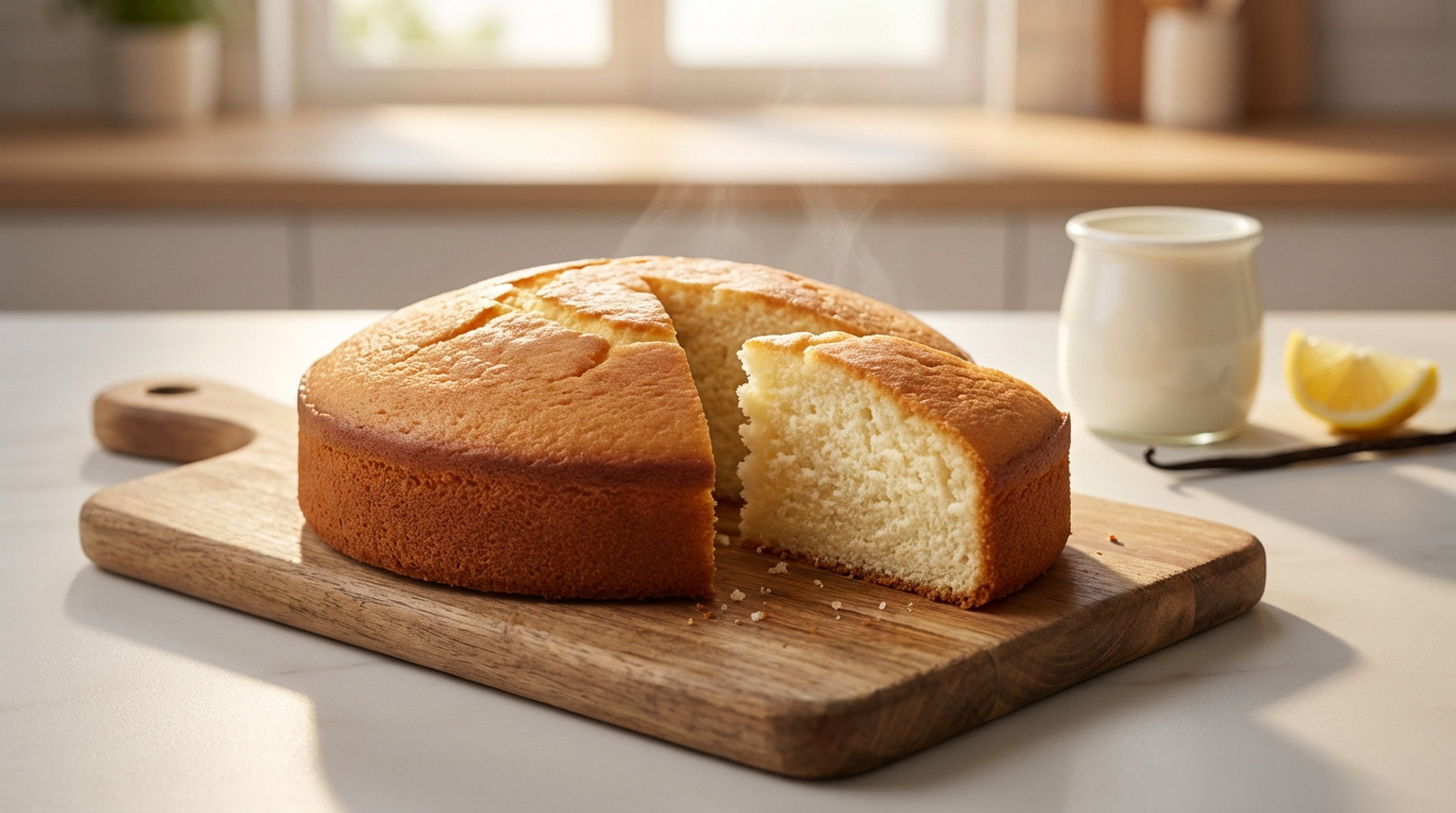 Recette de gâteau au yaourt moelleux pour 4 personnes