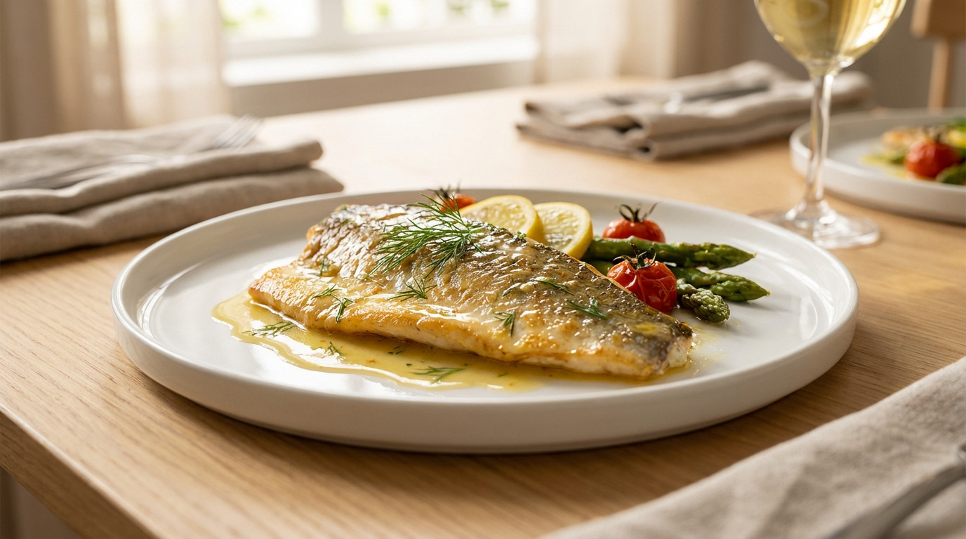 Recette filet loup : cuisson et sauce citron inratables