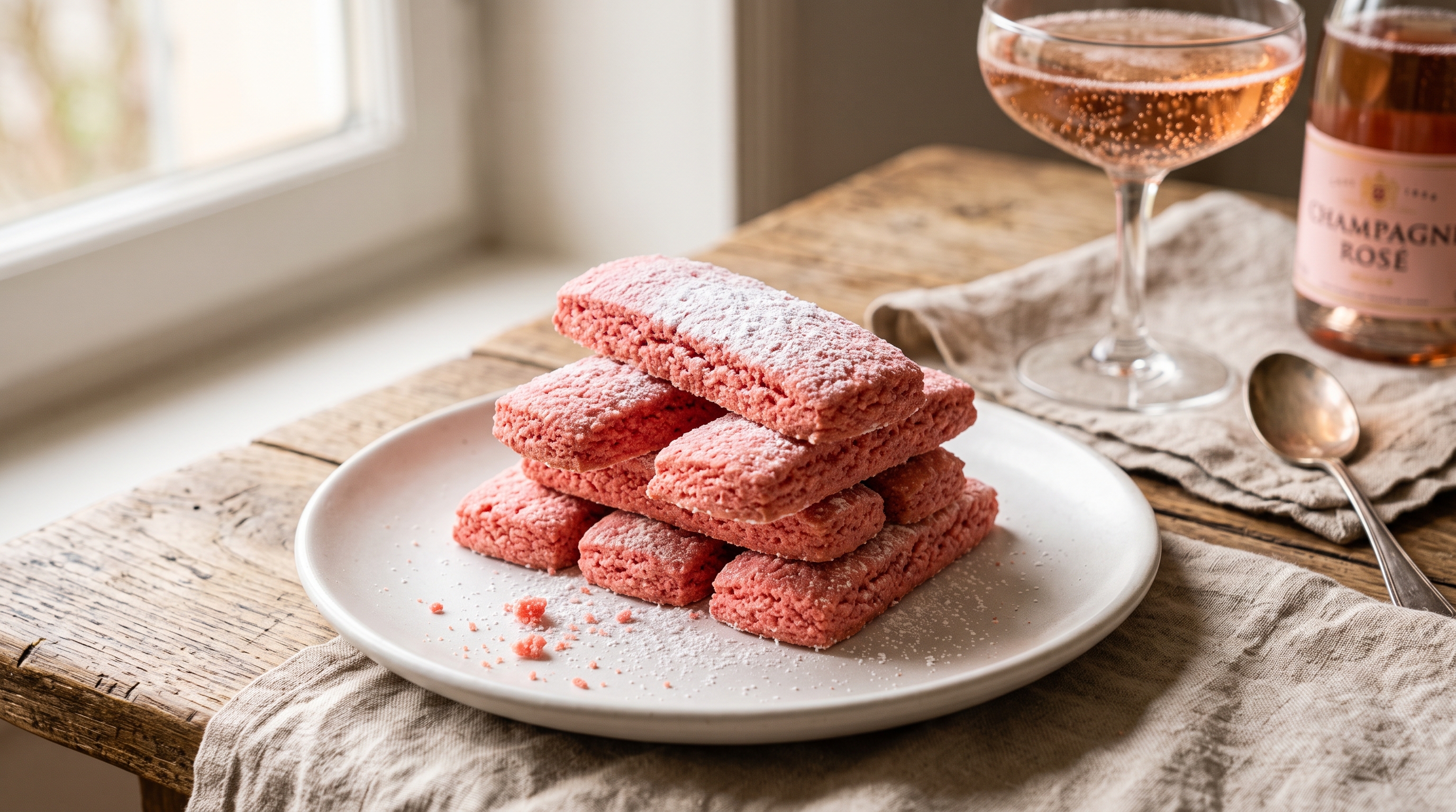 Biscuit rose de Reims maison : la recette authentique et croustillante