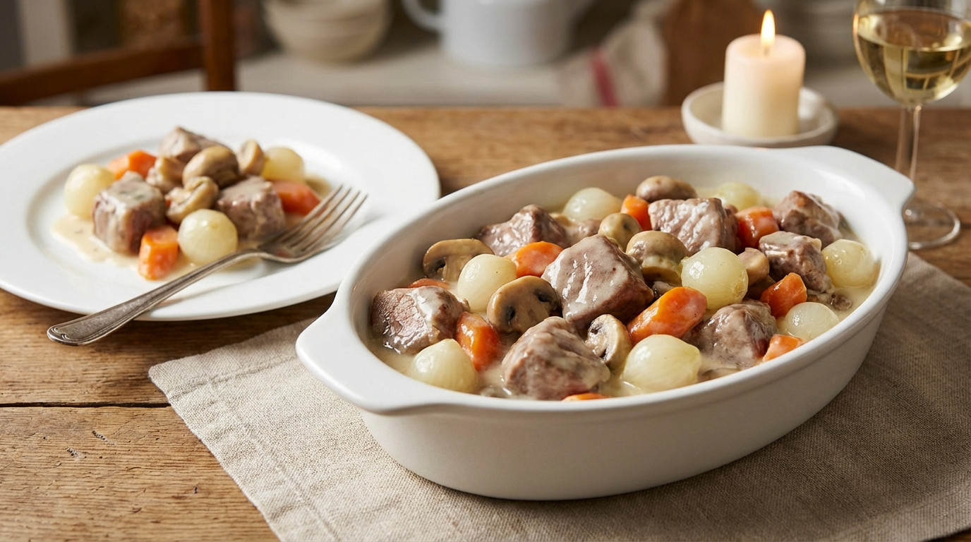 Recette blanquette de veau : réussir sa sauce onctueuse