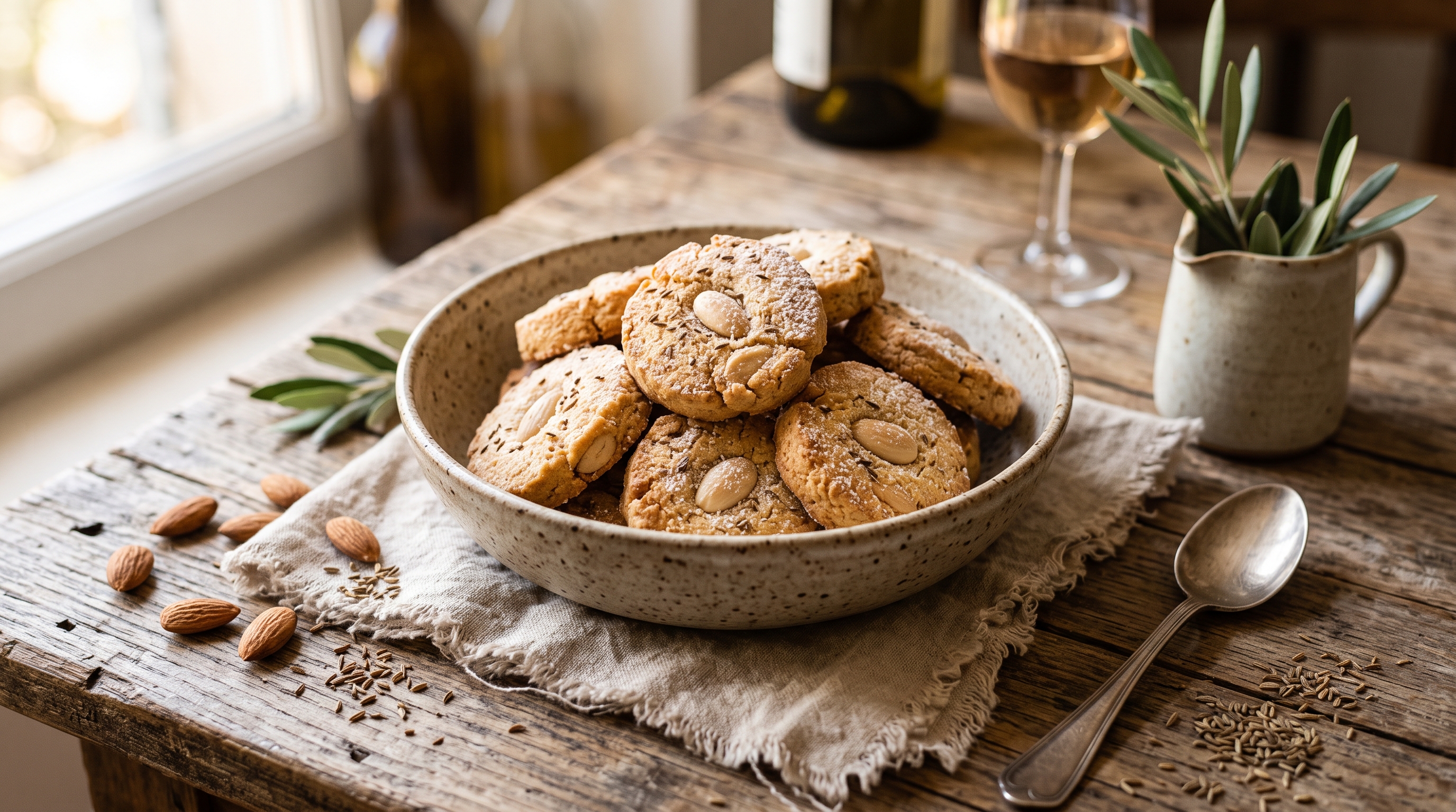 Canistrelli corses aux amandes et anis