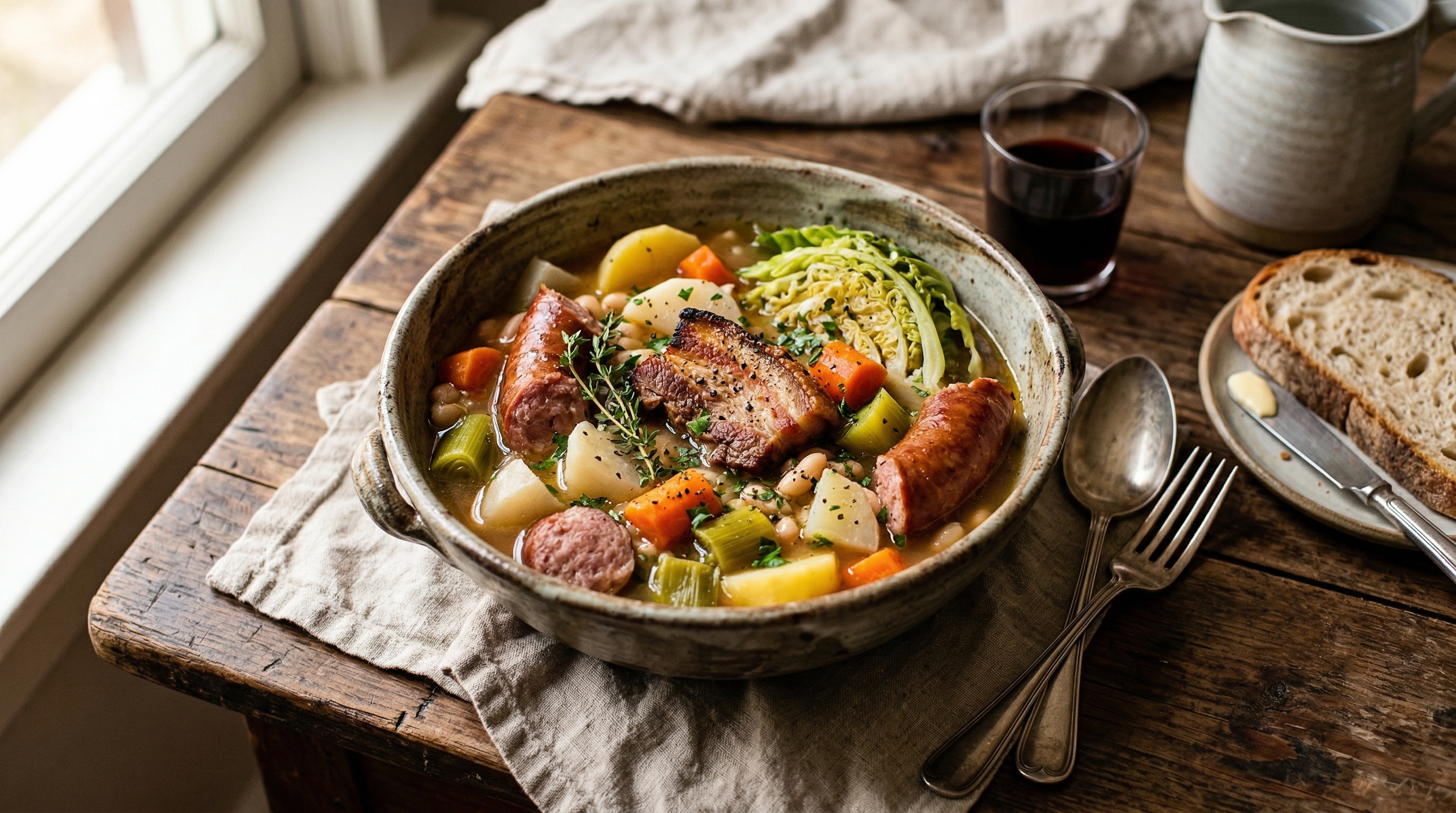 Potée auvergnate au chou et petit salé : la recette traditionnelle réconfortante