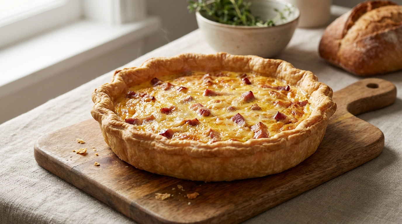 Recette quiche lorraine : l'authentique pour 4 personnes