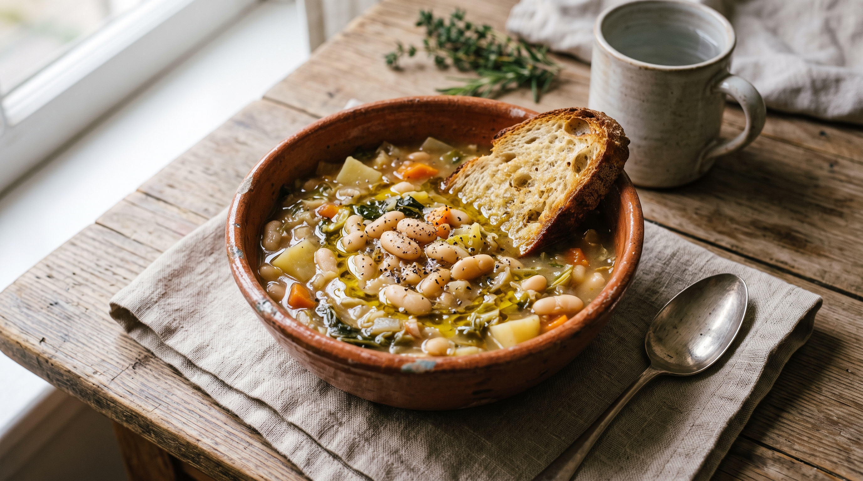 Soupe corse aux haricots et légumes (Suppa Corsa)