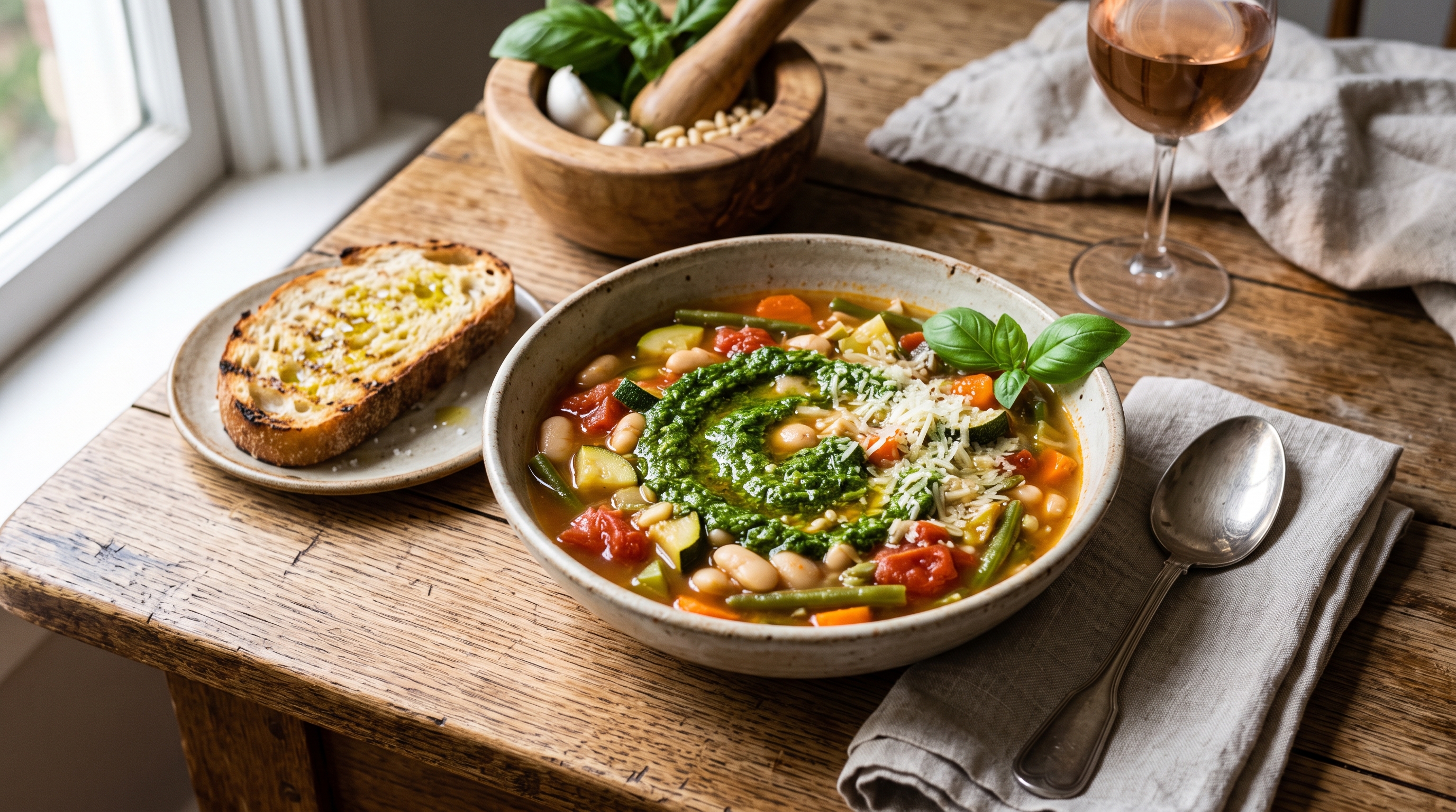 Soupe au pistou marseillaise traditionnelle