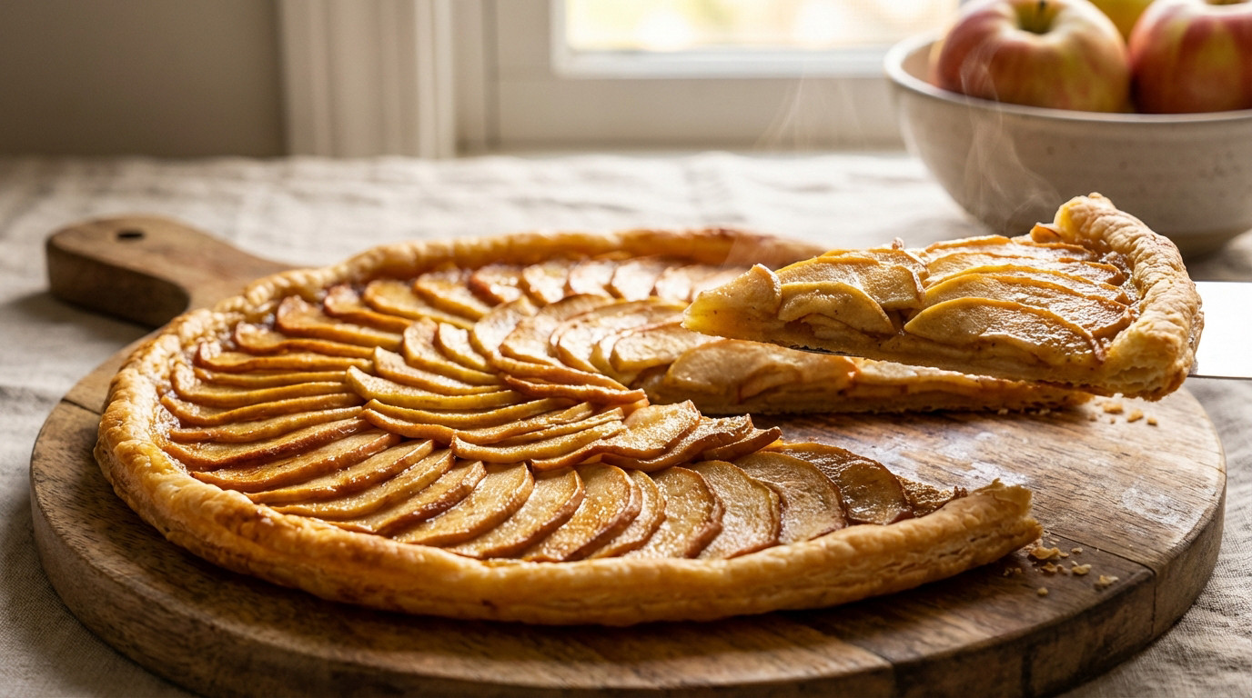 Tarte pommes fines pour 6 : la recette facile et rapide