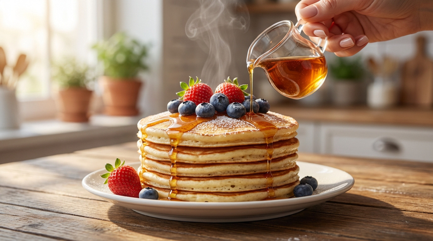 Recette pancakes pour 4 : le secret du moelleux